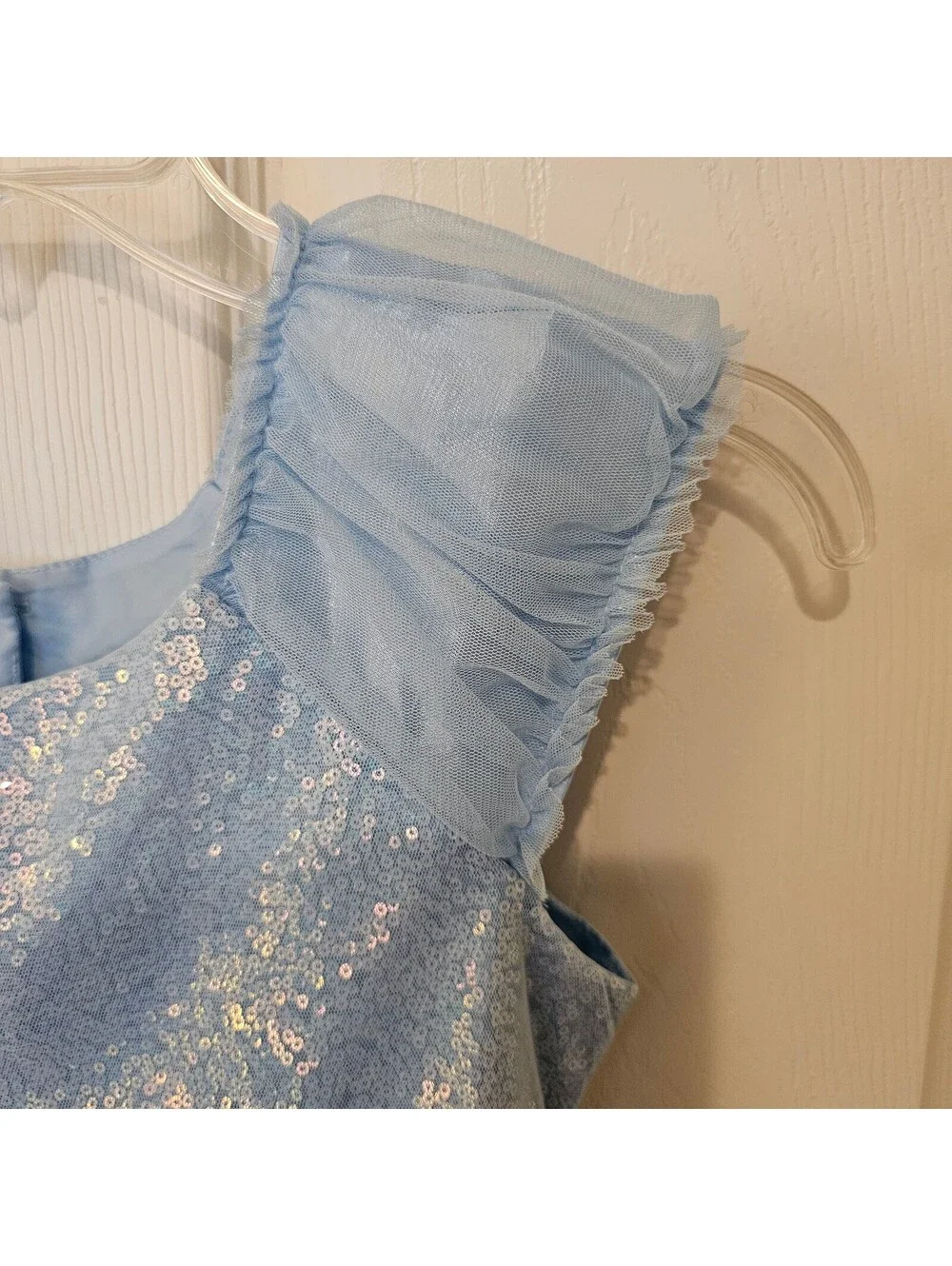 Jona Michelle Sequin Dress Holiday Princess Special Occasion Coquette size 10